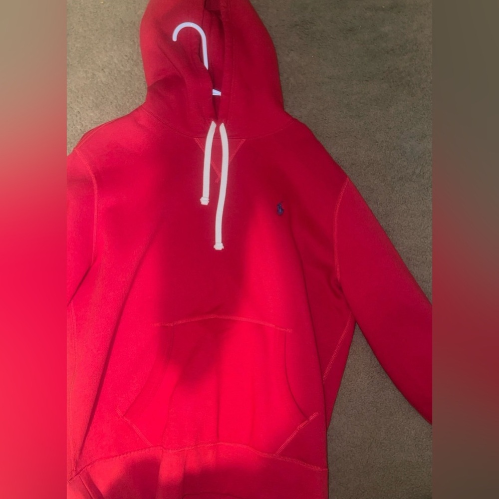 Polo Ralph Lauren Red Hooded Men's Sweater